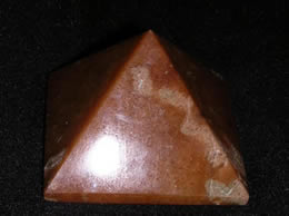 Related 55 mm Golden Agate Pyramid