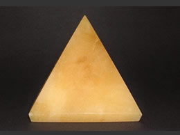 Related 62 mm Yellow Agate Pyramid