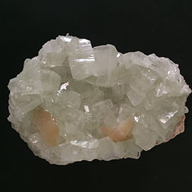 Related Apophyllite cubes with stilbite