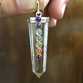 Related 7 Chakra Crystal Round Pendant