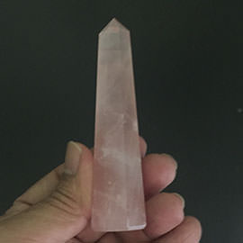 Related 12 Cm Rose Quartz Tower
