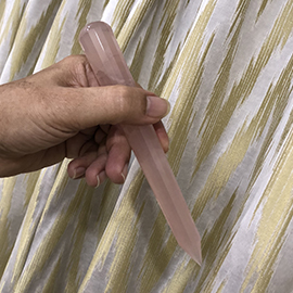 Exclusive Rose Quartz wand