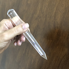 Related 16.8 cm Quartz crystal wand