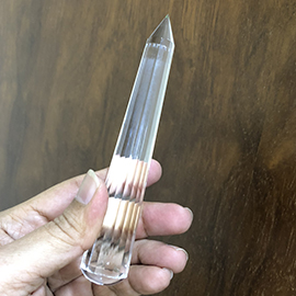 Related 14.5 cm Quartz crystal laser wand