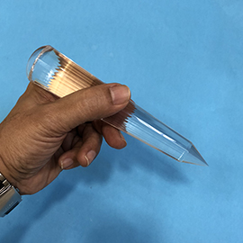 36 facets quartz crystal laser