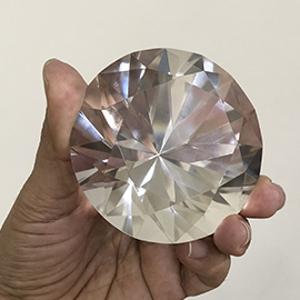 Rare Diamond shape Quartz crystal extractor