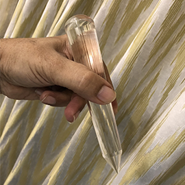 Super clean Laser crystal wand