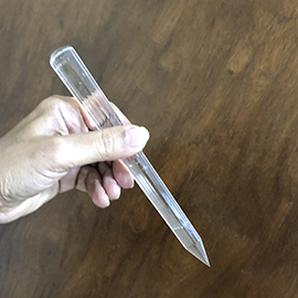 Related 7.7 inches Quartz crystal wand