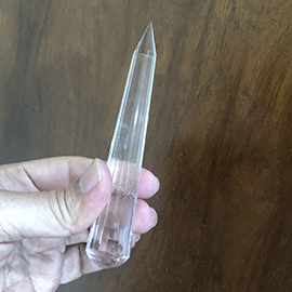 Related 12 centimeter Quartz crystal wand