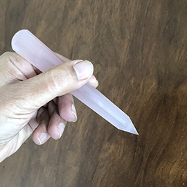 Rose Quartz wand