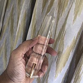 Exclusive 36 facets gold wand