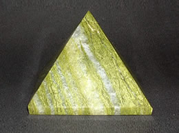 Related 60 mm Green Agate Pyramid