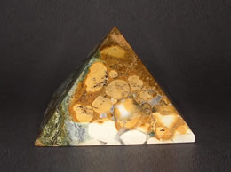 Related 77 mm Fancy Agate pyramid