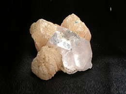 Related Apophyllite Pryamid with stilbite