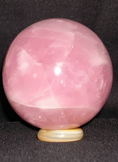 36 mm Rose Quartz Crystal Ball Image
