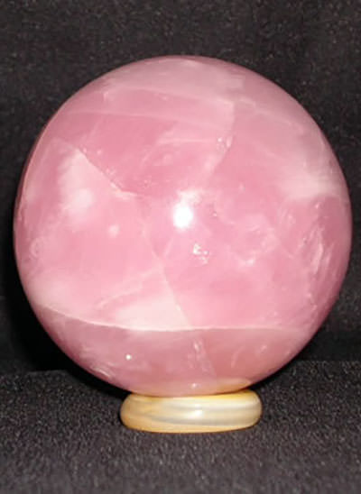 46 mm Rose Quartz Crystal Ball Image