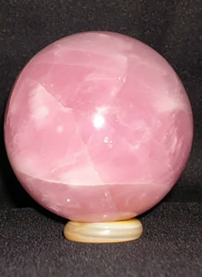 54 mm Rose Quartz Crystal Ball Image