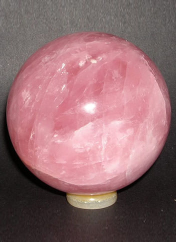 89 mm Rose Quartz Crystal Ball Image