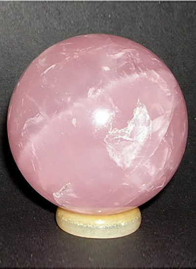 52 mm Rose Quartz Crystal Ball Image