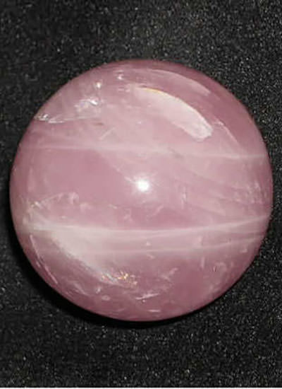 160 gms Rose Quartz Crystal Ball Image