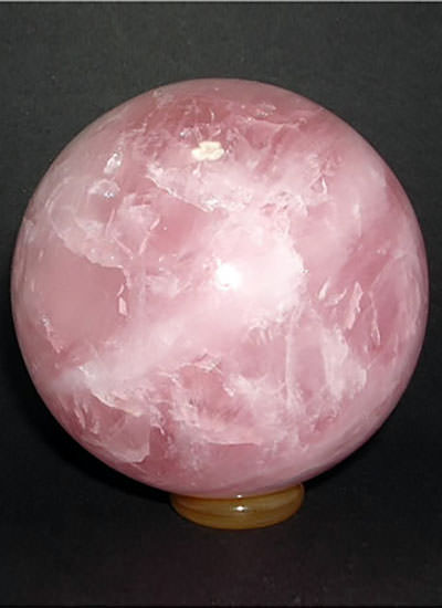 76 mm Rose Quartz Crystal Ball Image