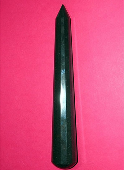 165 mm Unique Black Agate Wand Image