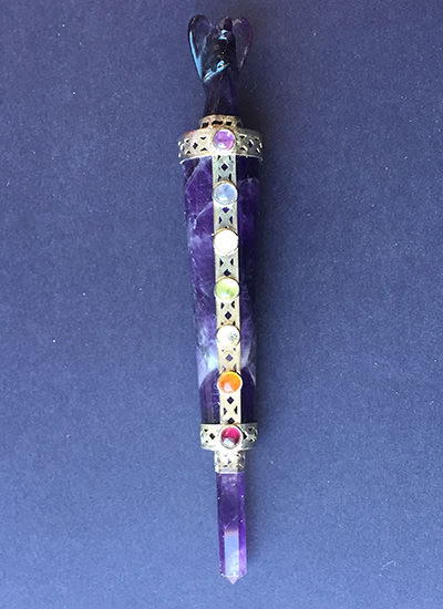 Amethyst Angel wand Image