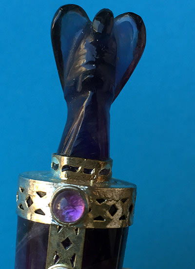 Amethyst Angel wand Image