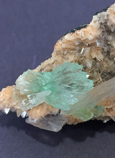 Transparent Green Apophyllite Image