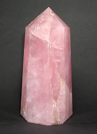 145 mm Huge Rose Quartz Tower Image