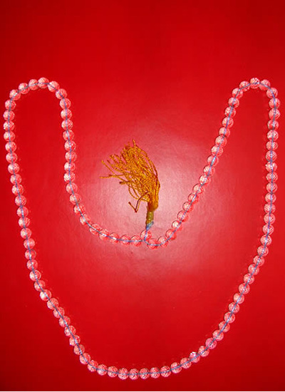 108 Quartz Crystal Ball Mala Image