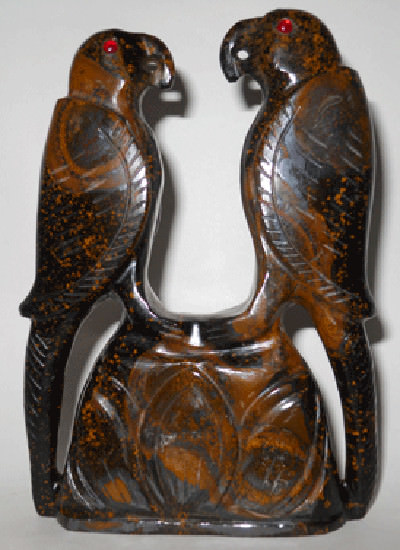 Tiger Eye Parrot Pair Image
