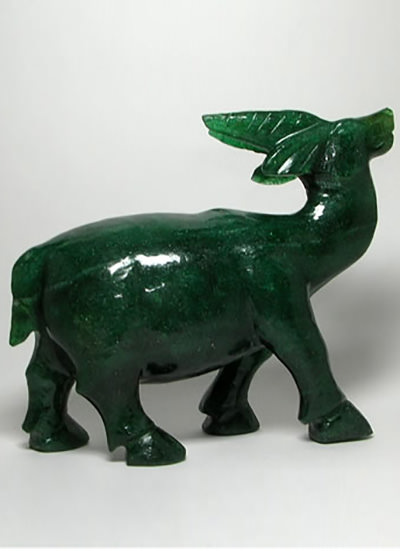 Green Aventurine Deer Image