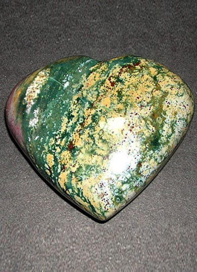 68 mm Fancy Agate Heart Image