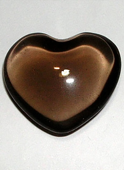 Smoky Quartz Heart Image