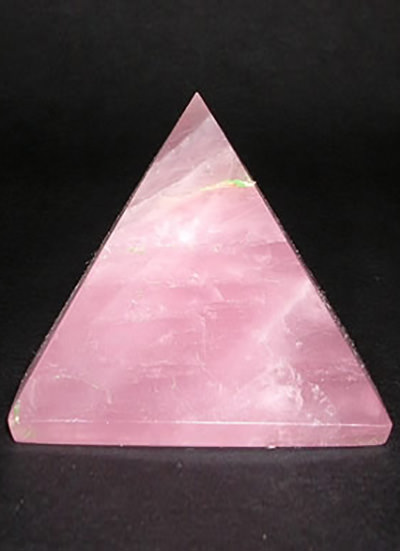 35 mm Rose Quartz Crystal Pyramid Image