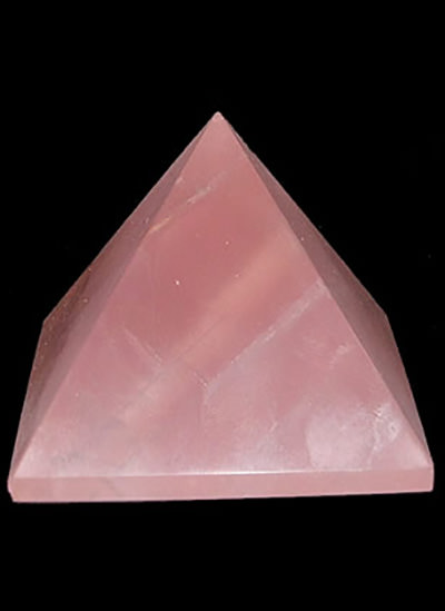 42 mm Rose Quartz Crystal Pyramid Image
