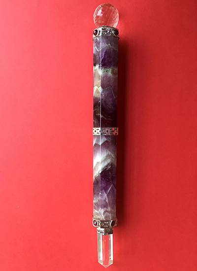 7 Chakra Amethyst  Wand Image