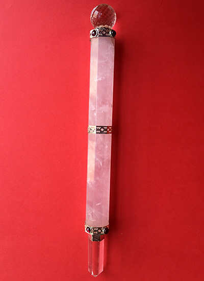 Rose Quartz Healing Wand Image