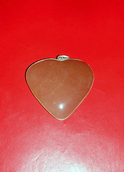 Orange Agate Heart Pendant Image