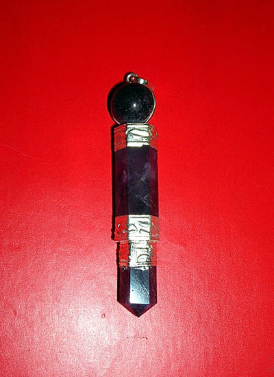 3 Piece Amethyst Pencil Pendant Image