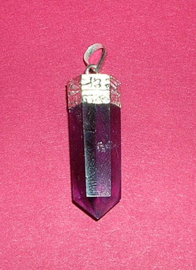 Amethyst Pencil Pendant Image