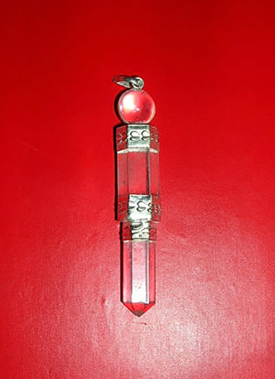 3 Piece Clear Crystal Pencil Pendant Image