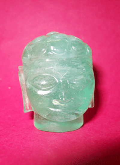 Fluorite Buddha Head Image