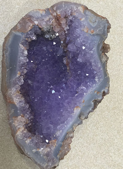 Amethyst Specimen- Geode - Prana crystals Image