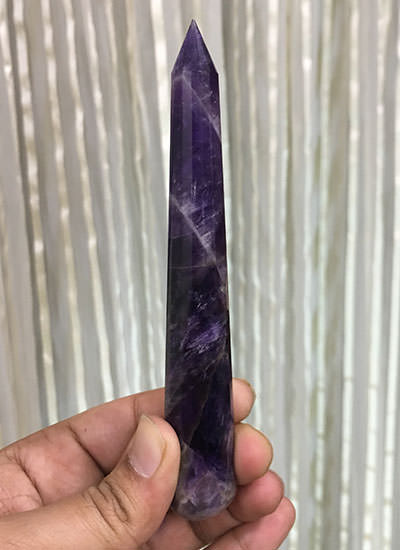 145 mm Amethyst Crystal Wand Image