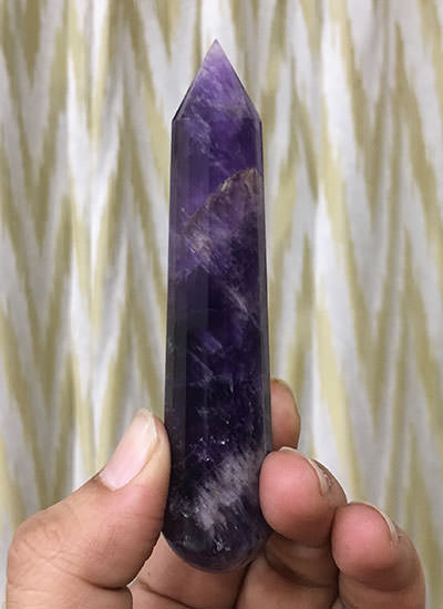 100 mm Amethyst Crystal Wand Image
