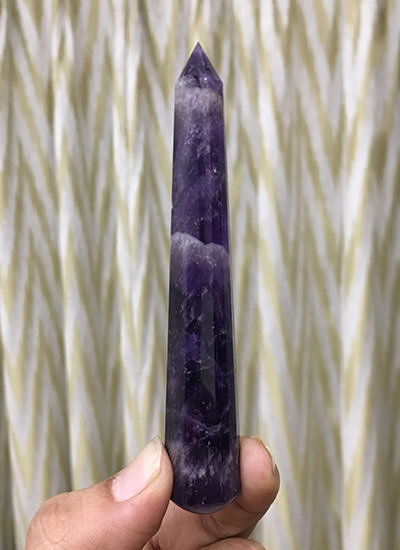 108 mm Amethyst Crystal Wand Image