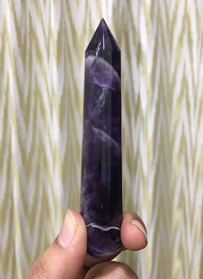 111 mm Amethyst Crystal Wand Image