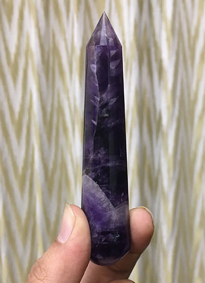 103 mm Amethyst Crystal Wand Image